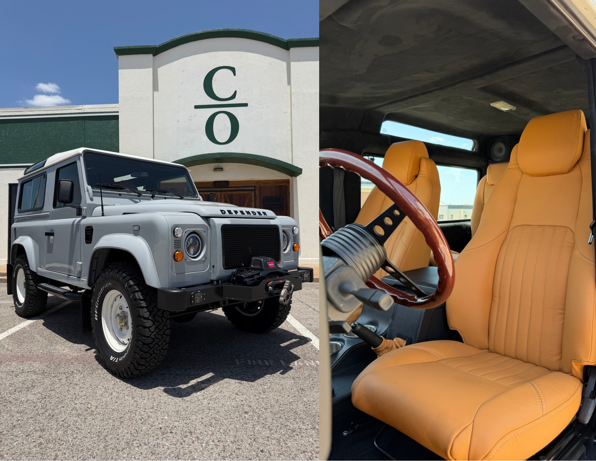 Custom Land Rover Defenders for sale at Classic Overland in Fort Worth, TX